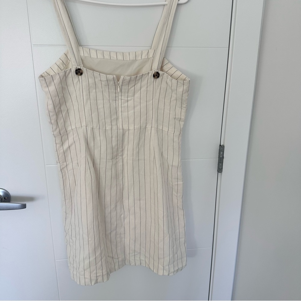 Club Monaco Linen Mini Stripe Dress - Picture 10 of 15